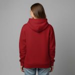 Red Fleece Hoodie - Image 2