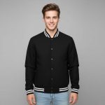 Black Fleece Varsity Jacket