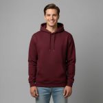 Maroon Fleece Hoodie