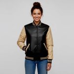 Sheep Leather Varsity Jacket