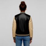 Sheep Leather Varsity Jacket - Image 2